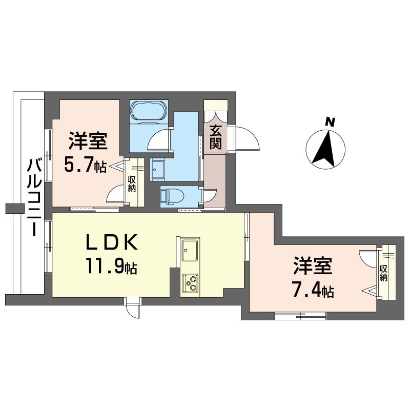 ラ ヴェルビー 小竹町 302号-14