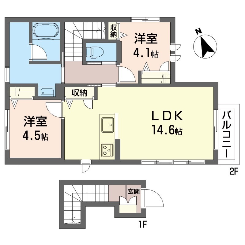 エクラージュ中村橋201-2