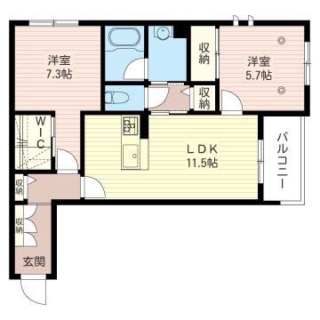 ベリッシモ東糀谷 403号-6
