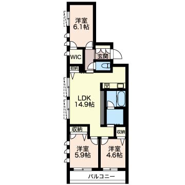 アビタシオン碑文谷 201号-16
