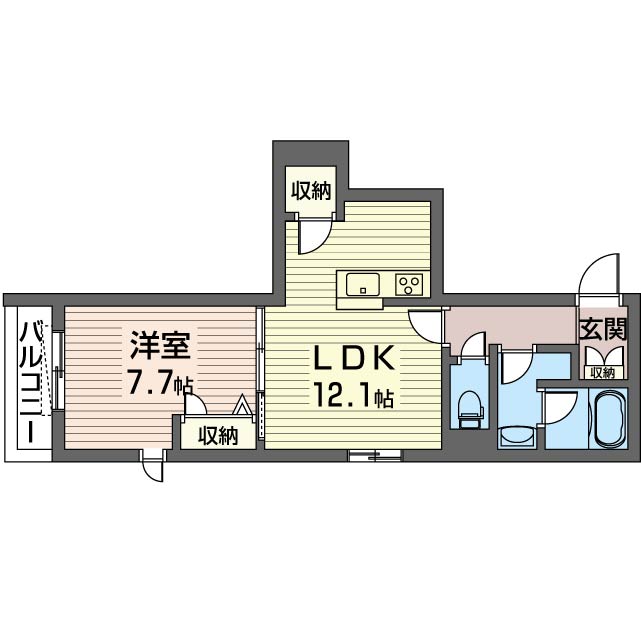 ＡＬＢＡ五本木 102号-5