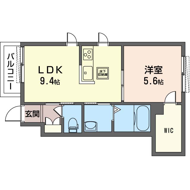 シャーメゾン上馬　１ｓｔ101-2