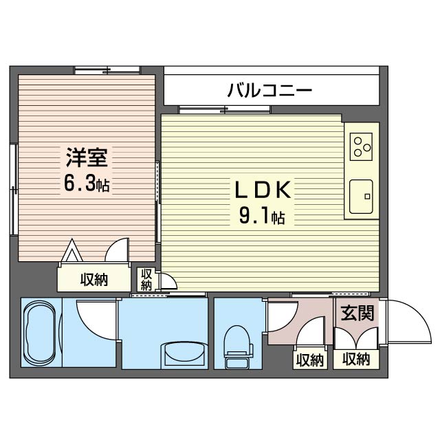 フルール北嶺201-2