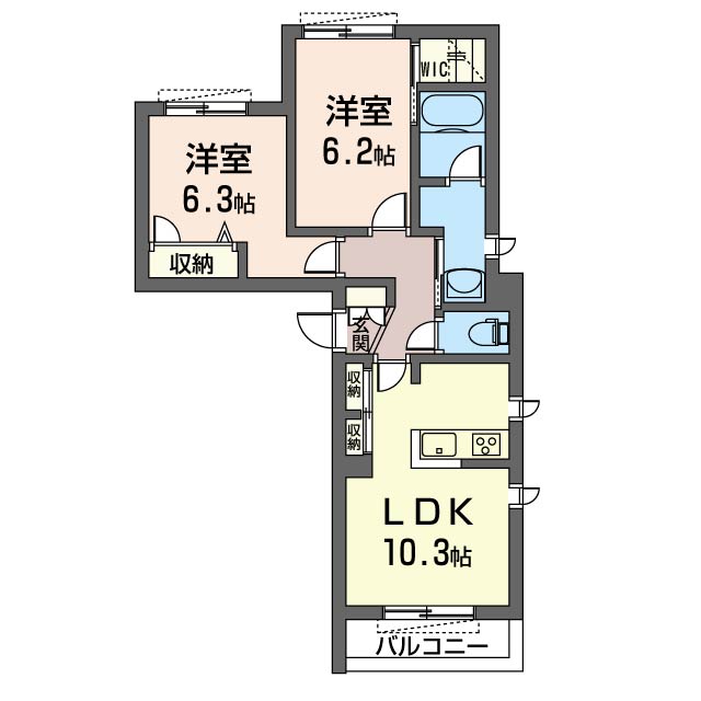 グランアジュール 201号-16