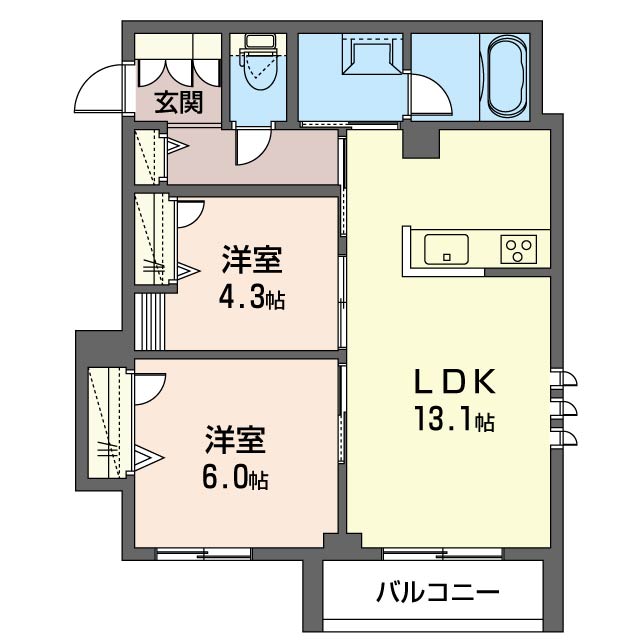 ガーデンコート東が丘201-2