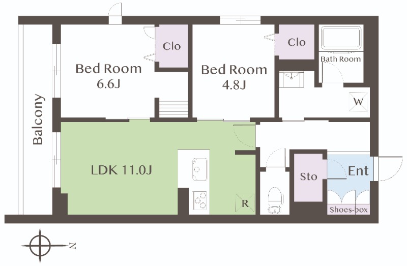 ペリパトス 碑文谷 202号-16