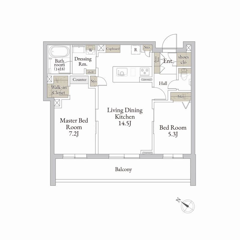 メゾン　ド　リーリエ202-2