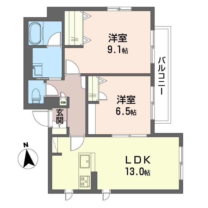 クレールコート下北沢201-2