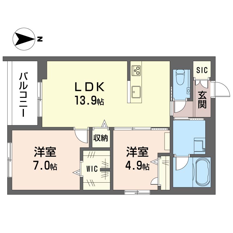 ウィズプラス等々力201-2