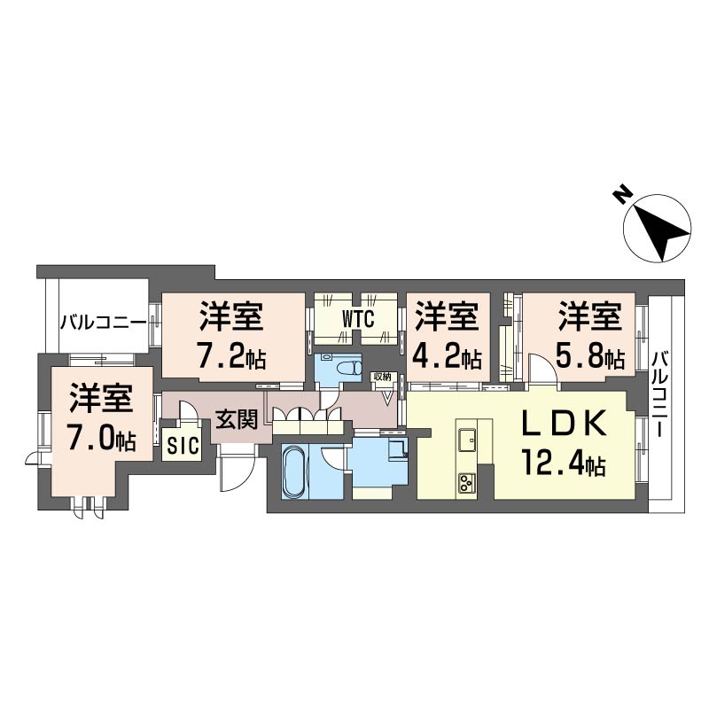 フェリシード野沢 201号-15