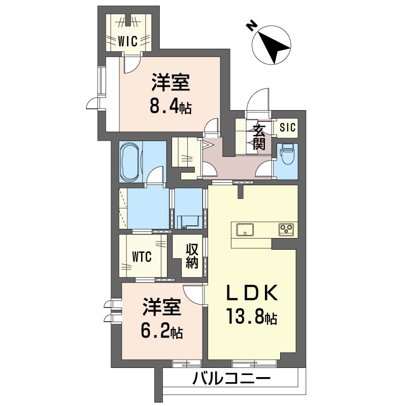 フェリシード野沢 206号-15