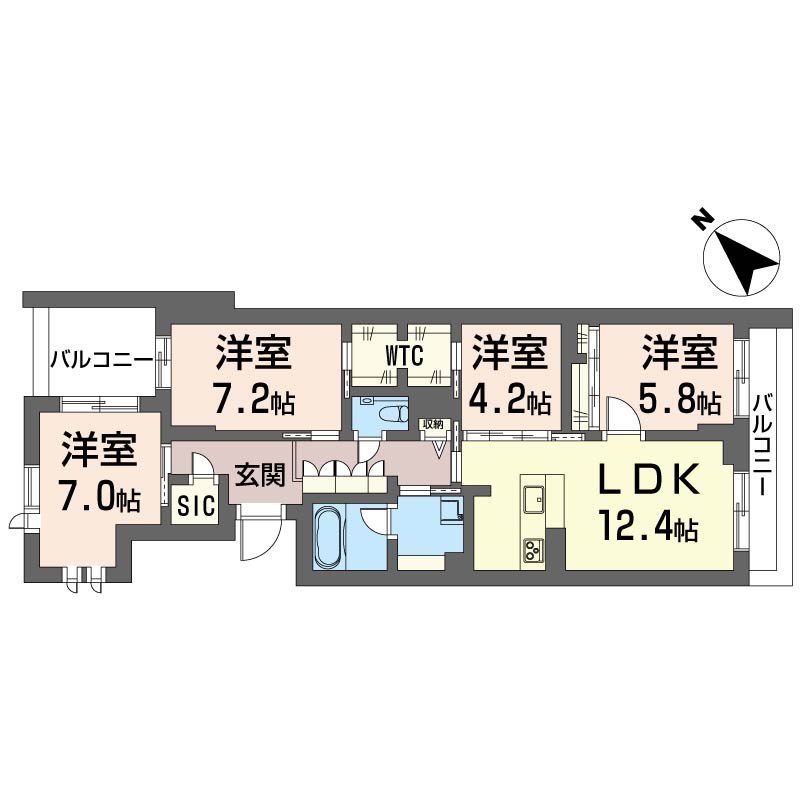 フェリシード野沢 301号-15