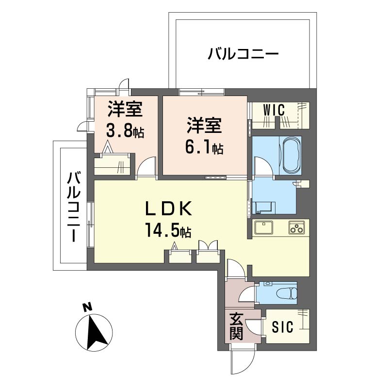 アンムート戸越公園 403号-15