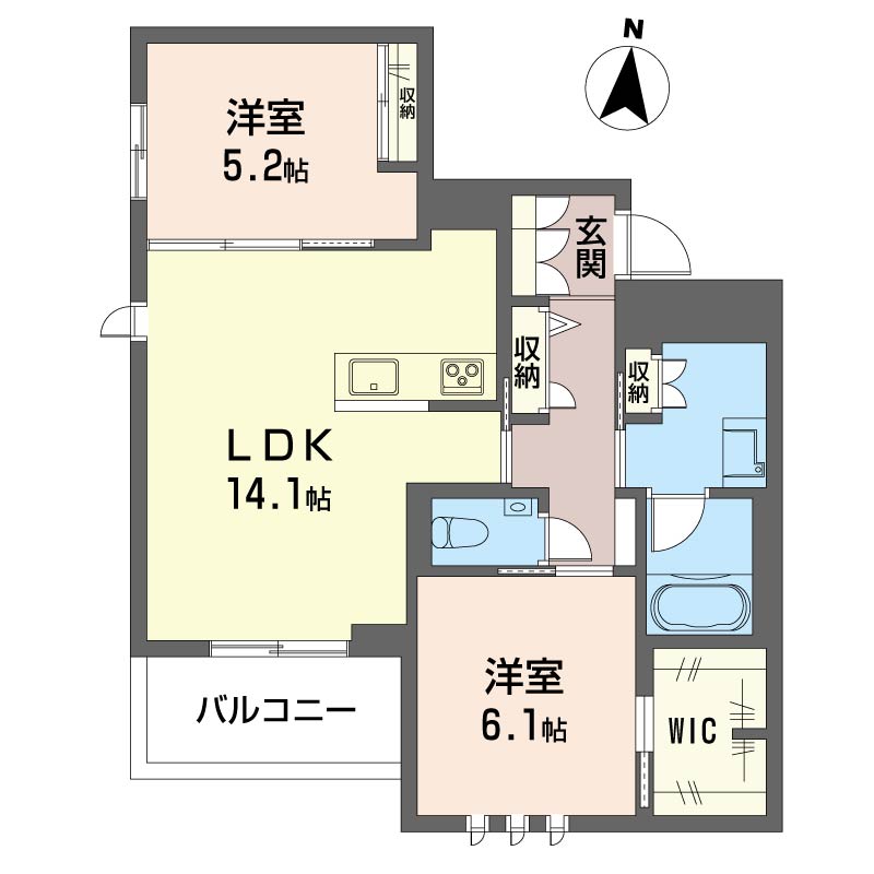 フェリシード 多摩川 203号-15