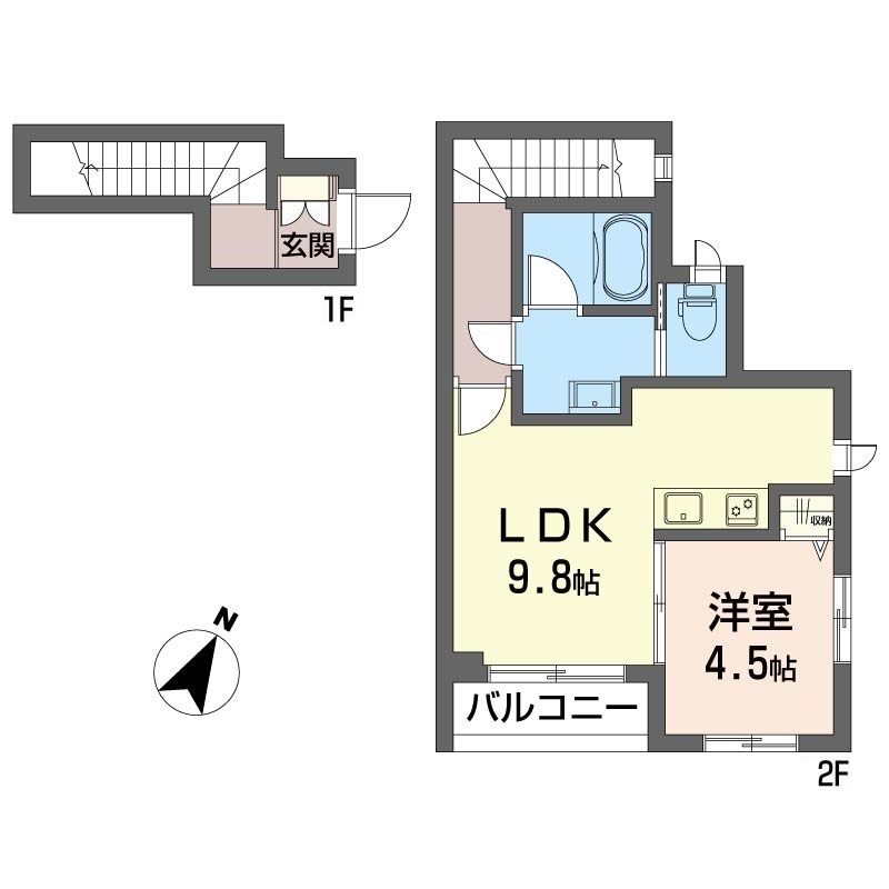 モワナコート東が丘 201号-8