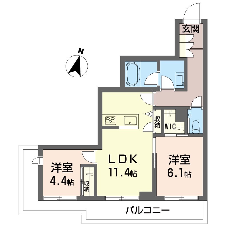 ドミール旗の台 301号-14