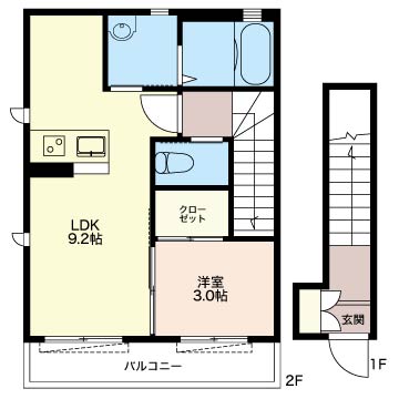 メゾン・ド・ラ・ジェネッス　Ⅲ 202号-16