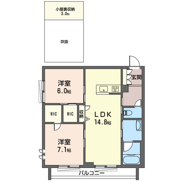 当社管理】HIKARI Ⅱ West 202号室（東京都足立区