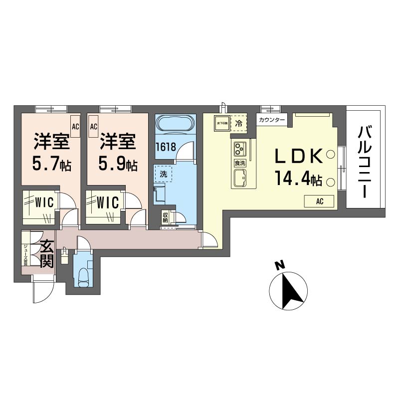 ラディアント扇 201号-16