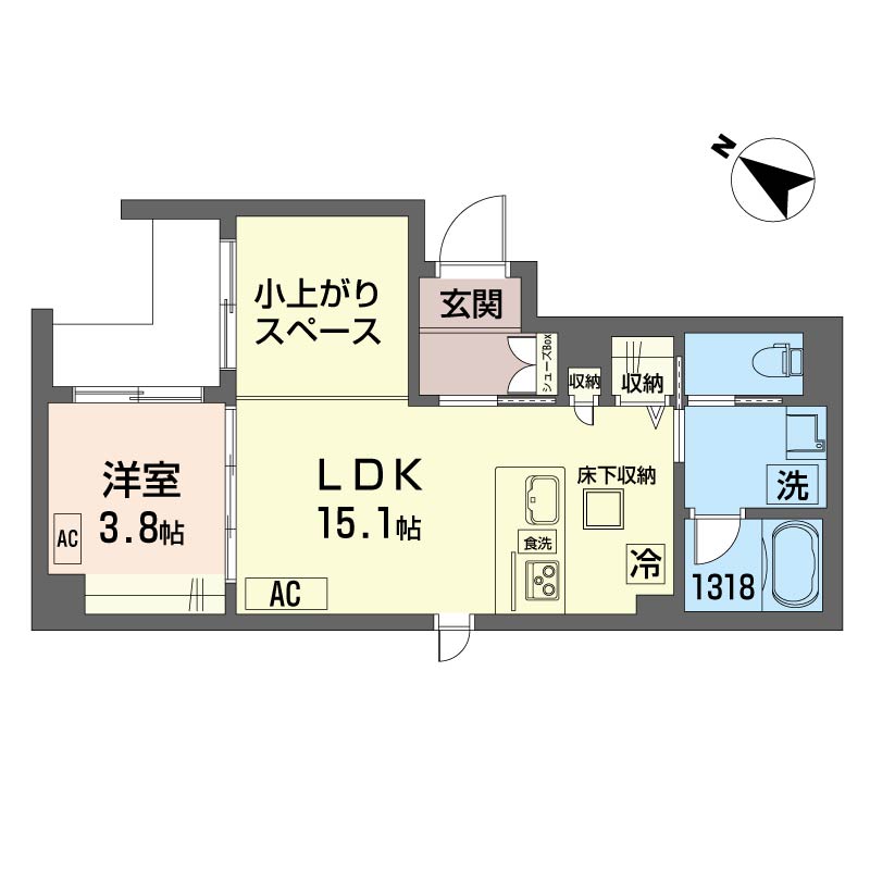 ヒルトップ白山 102号-16