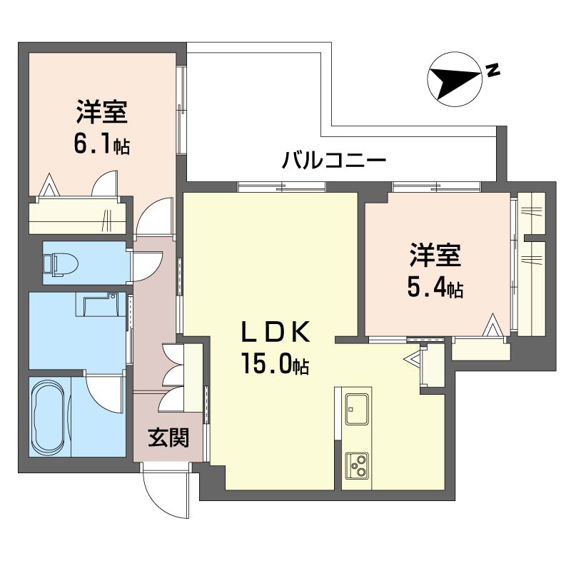 グリナージュ リリア 306号-15