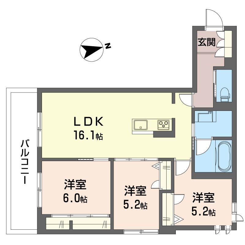 グリナージュ　リリア 302号-15