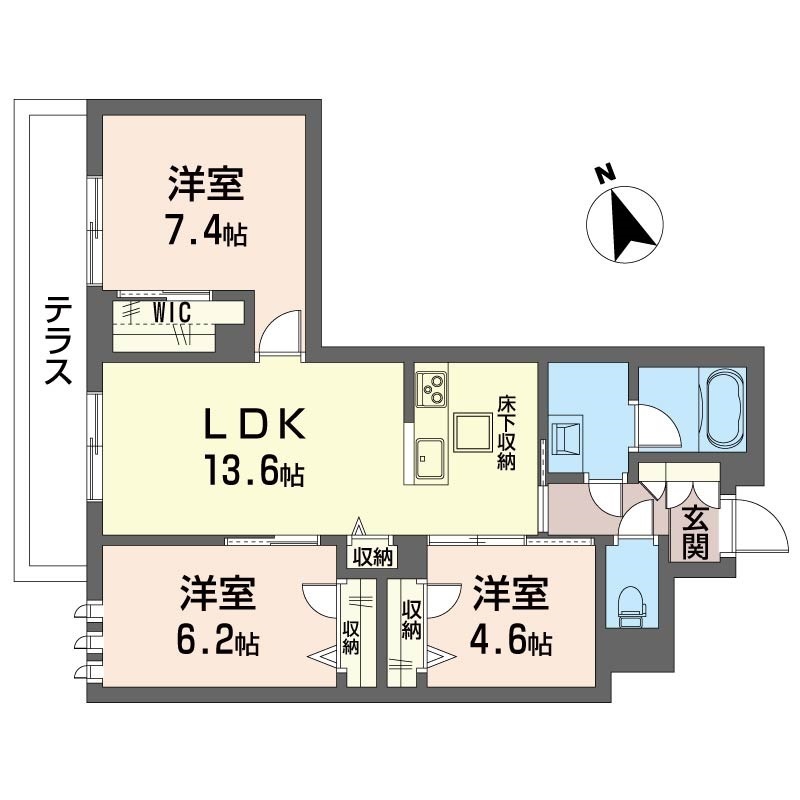 ル　パラディ　アデガワ 101号-15