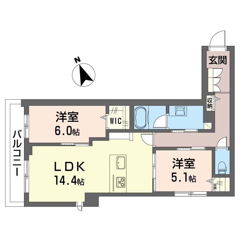 ル　パラディ　アデガワ 205号-15