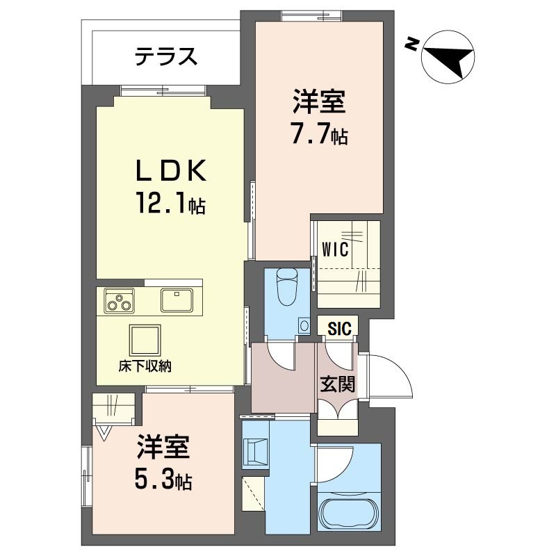 ヴィラージュ穂々 101号-15