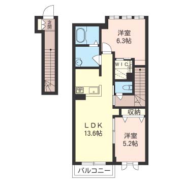 グリーンコーポＮａｋａｊｉｍａ203-2