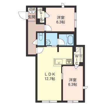 ヴィアソーレ三鷹105-2