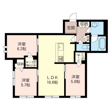 ヴィアソーレ三鷹 101号-16