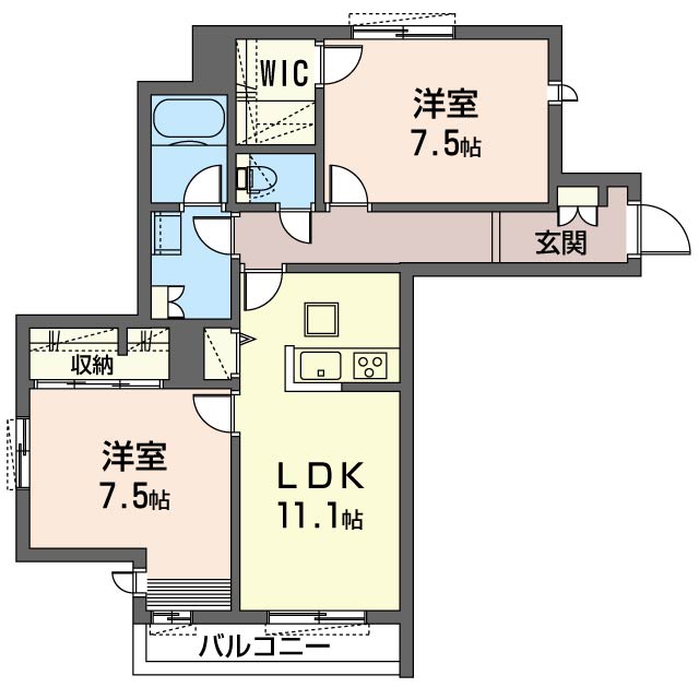 エクラージュ国立 101号-16