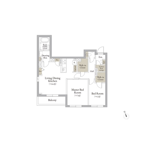 デメテル武蔵境301-2