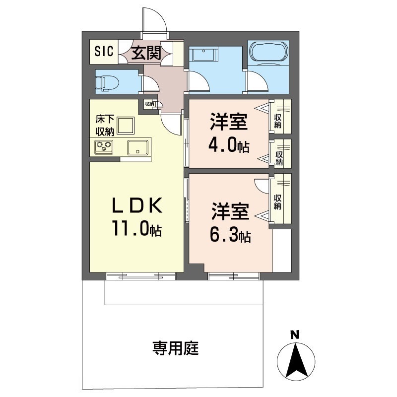 パストラーレ三鷹下連雀 102号-6