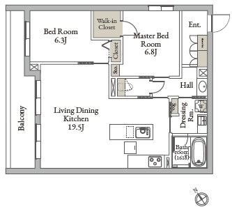 シャーメゾン藤雅庭 105号-14