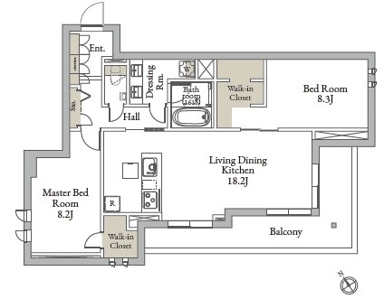 シャーメゾン藤雅庭 201号-14