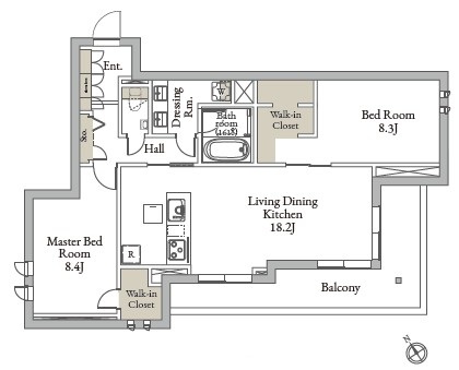 シャーメゾン藤雅庭 301号-14