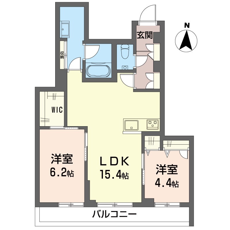 コンフォーザ三鷹203-2