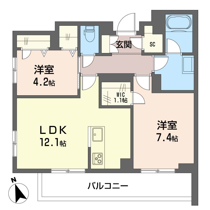 ピッコ　ヴィア　ソーレ杉並 202号-15