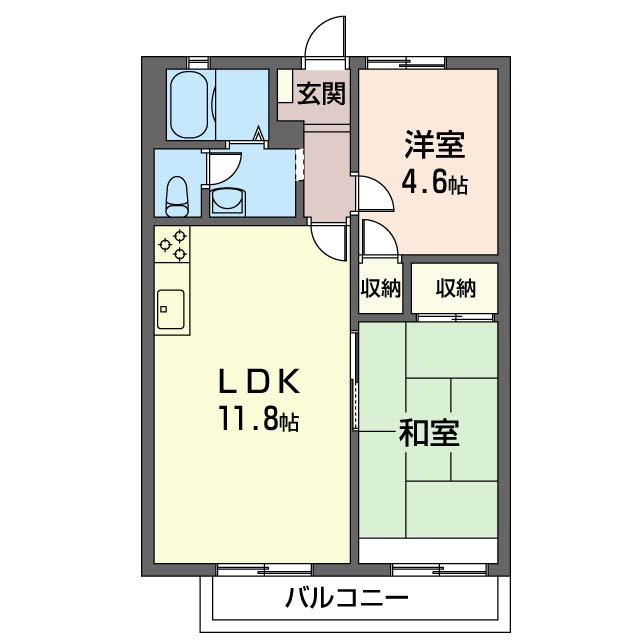セジュール虹ヶ丘 207号-6