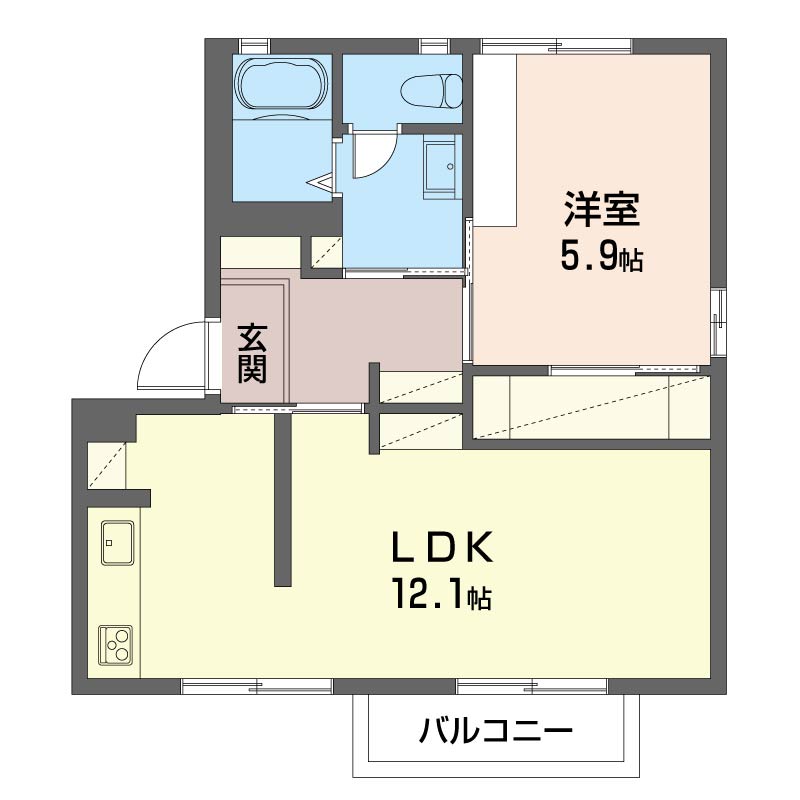 ルレーブ等々力 101号-16