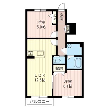 Ｒ＆Ａ　ＨＩＬＬＳ国分寺　Ⅰ 102号-6