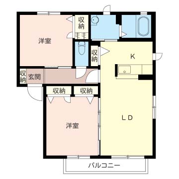 シャーメゾンつつじヶ丘Ｂ202-2