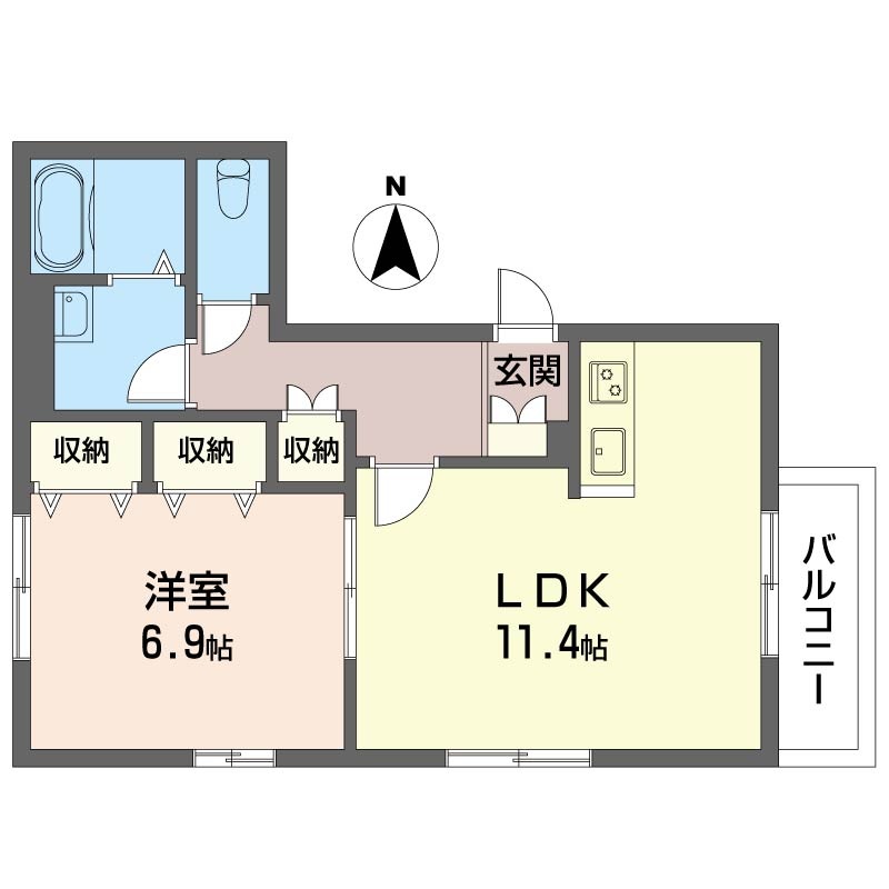 華秀久留美マンション 302号-6
