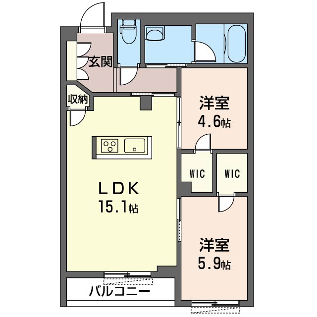 リラフォートタカマツ 202号-16