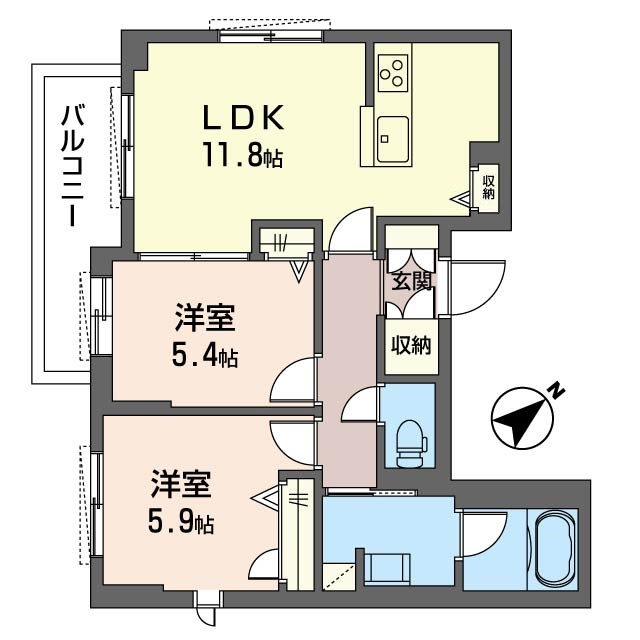 メゾン・ド・オウルⅡ303-2