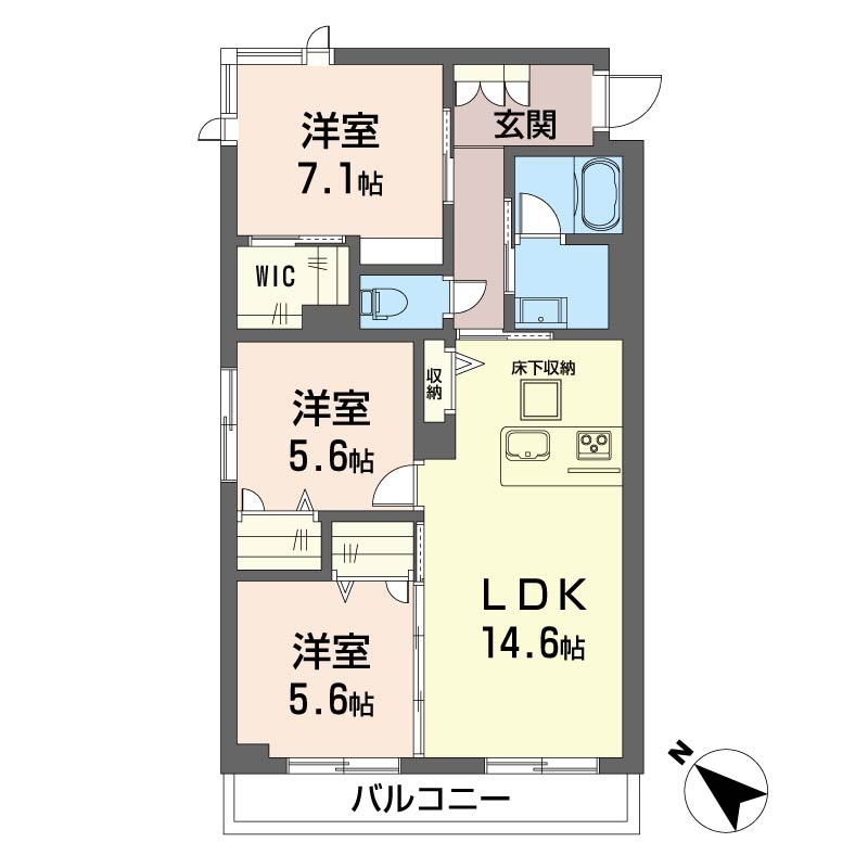 ホクレア聖蹟桜ヶ丘 101号-16