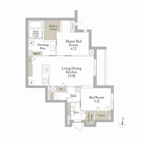 ポルタ　ノビリス 102号-16