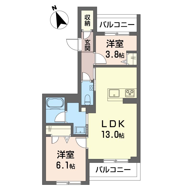 エー　レジデンス 302号-15